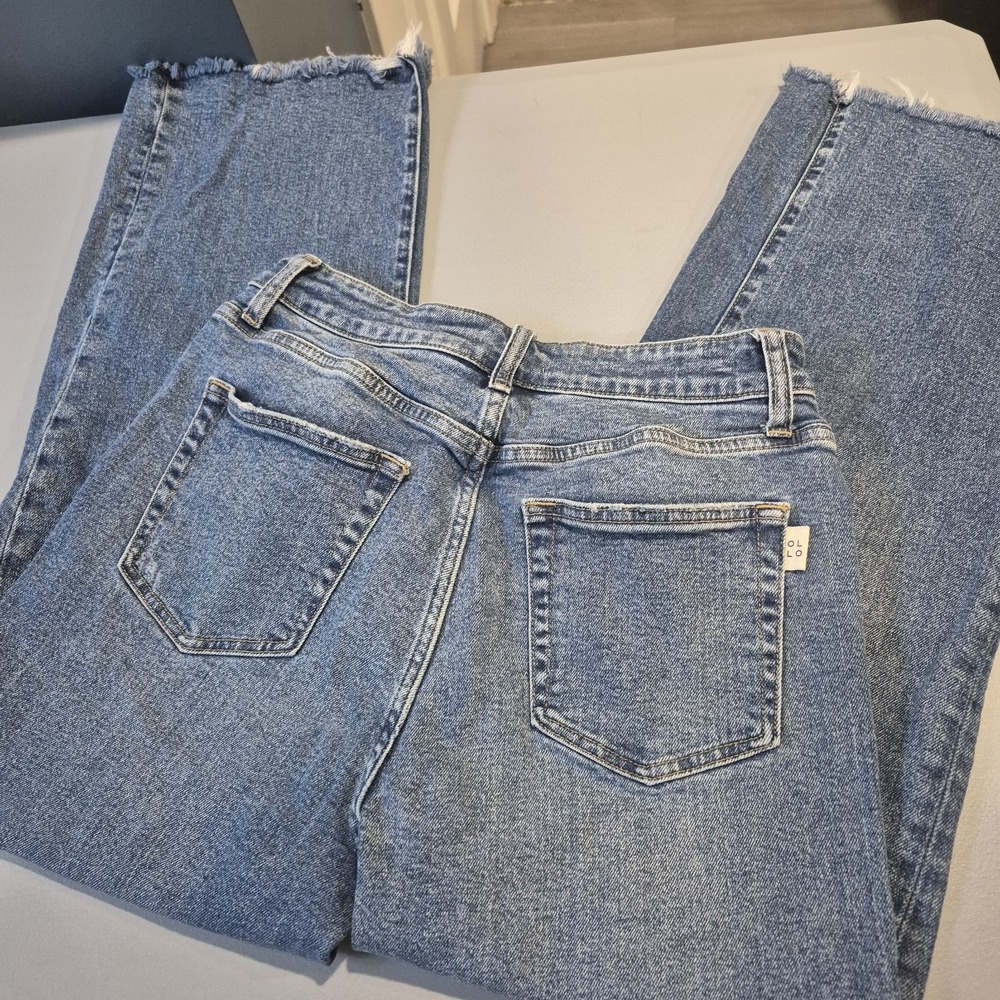 Oliver Logan Jeans Womens 29 Aberdeen Wide Leg Crop Sustainable Slow Denim